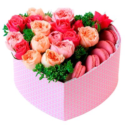 Коробка в виде сердца «Тепло августа»